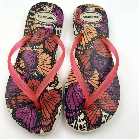 Havaianas Butterfly Print Flip Flops - Picture 4 of 7